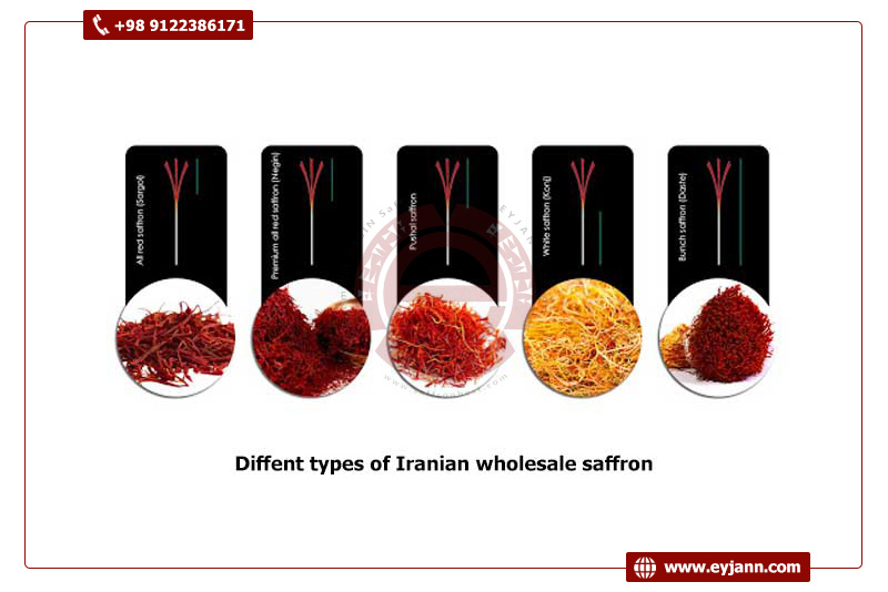 Different types of Iranian wholesale saffron